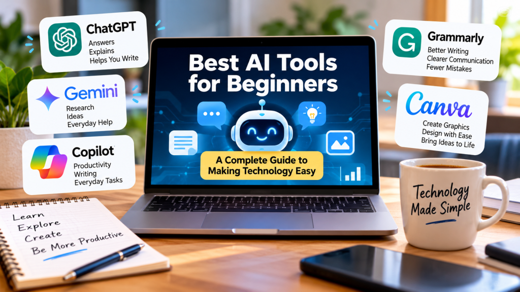 Best AI Tools for Beginners: A Complete Guide to Making Technology&nbsp;Easy